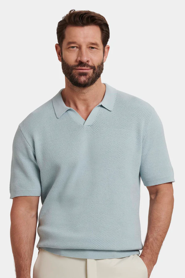 Polo Capri Curta Azul